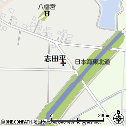 新潟県村上市志田平226周辺の地図