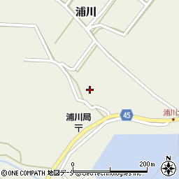 新潟県佐渡市浦川336周辺の地図