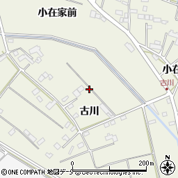 宮城県仙台市若林区今泉古川周辺の地図
