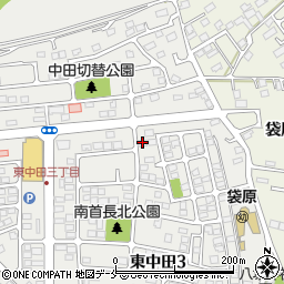 ポプラール中田Ａ棟周辺の地図