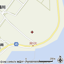 新潟県佐渡市浦川99周辺の地図