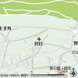宮城県仙台市太白区柳生沢目周辺の地図