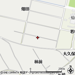 宮城県仙台市若林区日辺畑田490周辺の地図