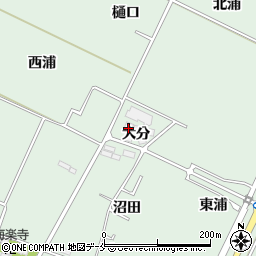 宮城県仙台市若林区井土大分周辺の地図