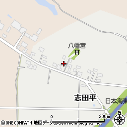 新潟県村上市志田平36周辺の地図