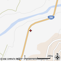 宮城県柴田郡川崎町支倉中原裏山周辺の地図