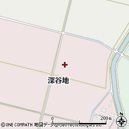 宮城県仙台市若林区二木深谷地周辺の地図