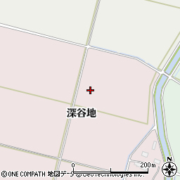 宮城県仙台市若林区二木（深谷地）周辺の地図