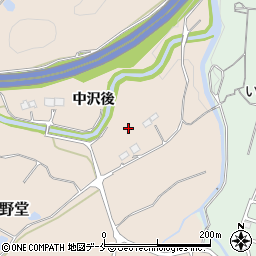 宮城県名取市高舘熊野堂中沢後周辺の地図