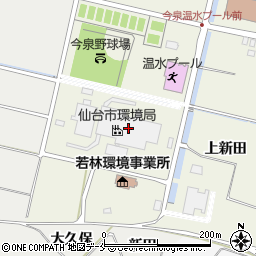 仙台市環境局周辺の地図