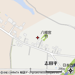 新潟県村上市志田平周辺の地図
