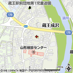 山形県山形市蔵王成沢2187-1周辺の地図