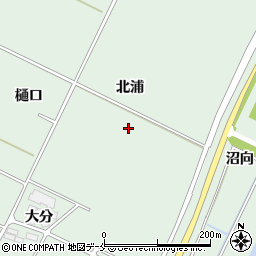 宮城県仙台市若林区井土北浦周辺の地図