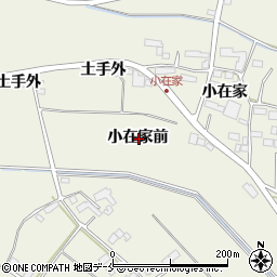 宮城県仙台市若林区今泉小在家前周辺の地図