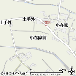 宮城県仙台市若林区今泉（小在家前）周辺の地図
