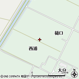 宮城県仙台市若林区井土西浦周辺の地図