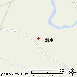 宮城県柴田郡川崎町川内溜水周辺の地図