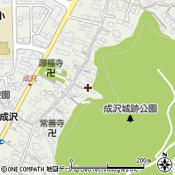 山形県山形市蔵王成沢161周辺の地図