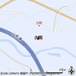 宮城県川崎町（柴田郡）今宿（古関）周辺の地図
