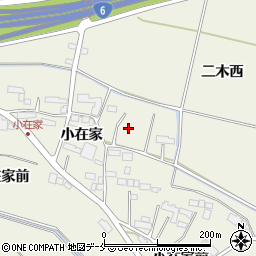 宮城県仙台市若林区今泉小在家周辺の地図