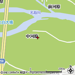 宮城県仙台市太白区大野田中河原周辺の地図