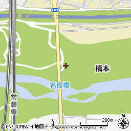 名取橋 仙台市 橋 トンネル の住所 地図 マピオン電話帳