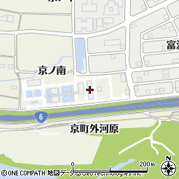 仙台市水道局富田浄水場周辺の地図