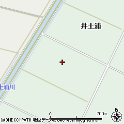 宮城県仙台市若林区井土井土浦周辺の地図