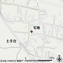 宮城県仙台市若林区日辺周辺の地図