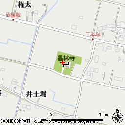 昌林寺周辺の地図