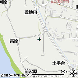 宮城県仙台市若林区日辺（土手合）周辺の地図