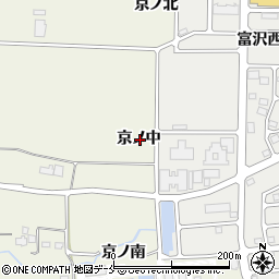 宮城県仙台市太白区富田京ノ中周辺の地図