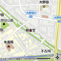 宮城県仙台市太白区大野田観音堂周辺の地図