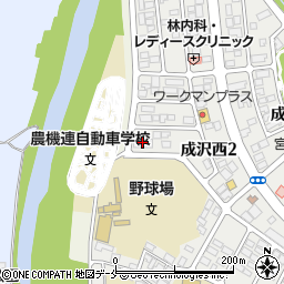 メゾンマスト成沢周辺の地図