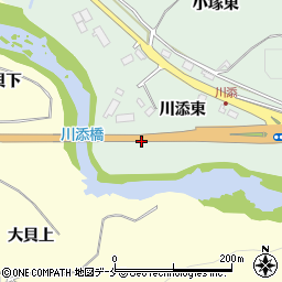 宮城県仙台市太白区茂庭川添東周辺の地図