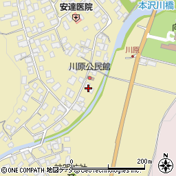 会田風呂店周辺の地図