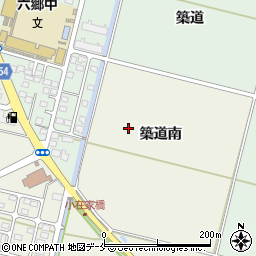 宮城県仙台市若林区今泉築道南周辺の地図