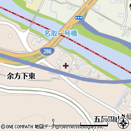 宮城県名取市高舘熊野堂余方下東8周辺の地図