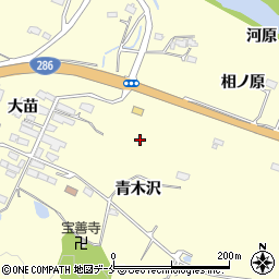 宮城県仙台市太白区坪沼（青木沢）周辺の地図
