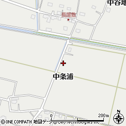 宮城県仙台市若林区三本塚中条浦周辺の地図