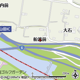 宮城県仙台市太白区山田船渡前周辺の地図