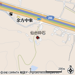 仙台砕石周辺の地図