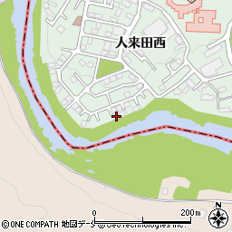 宮城県仙台市太白区茂庭人来田西67-11周辺の地図