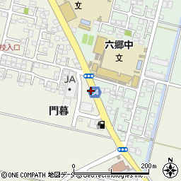 JA仙台六郷支店前周辺の地図