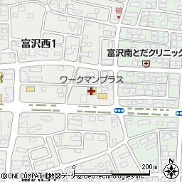ワークマンプラス仙台富沢店周辺の地図