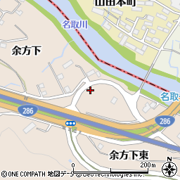 宮城県名取市高舘熊野堂余方下東52周辺の地図