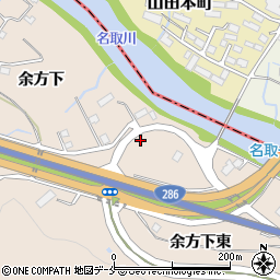 宮城県名取市高舘熊野堂余方下東52周辺の地図