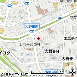 ミニストップ仙台富沢駅東口店周辺の地図