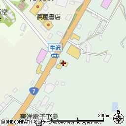 かっぱ寿司村上店周辺の地図