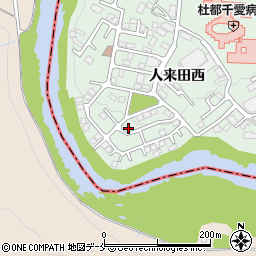 宮城県仙台市太白区茂庭人来田西65-11周辺の地図